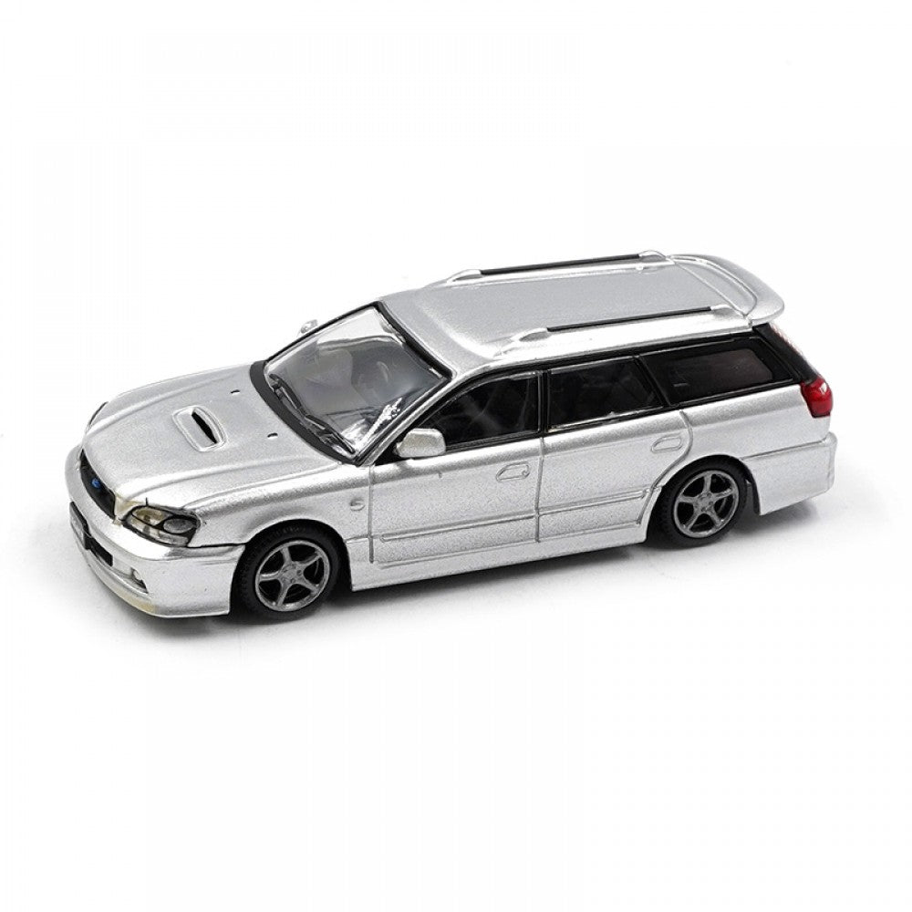 BM Creations Subaru Legacy Touring Wagon GTB Silver 1:64
