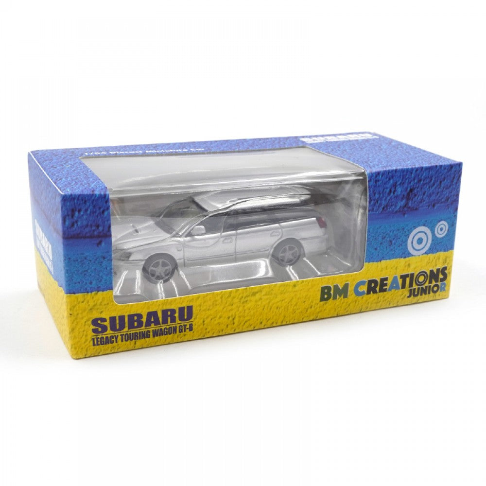 BM Creations Subaru Legacy Touring Wagon GTB Silver 1:64