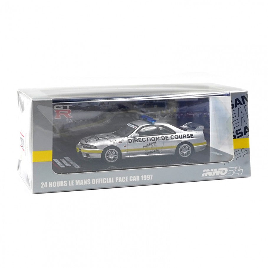 Inno64 Nissan Skyline GTR R33 1997 24 Hrs Le Mans Official Pace Car 1:64