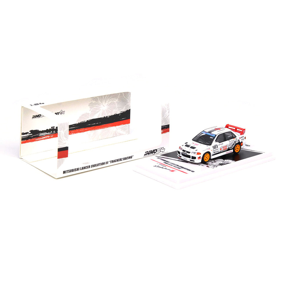 Inno64 Trackerz Racing Boxset Toyota Corolla AE86 Levin & Mitsubishi Lancer Evolution III 1:64