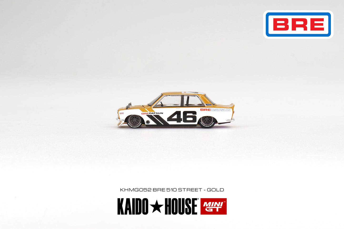 Mini GT Kaido House 052 Datsun 510 Street Brown Black 1:64