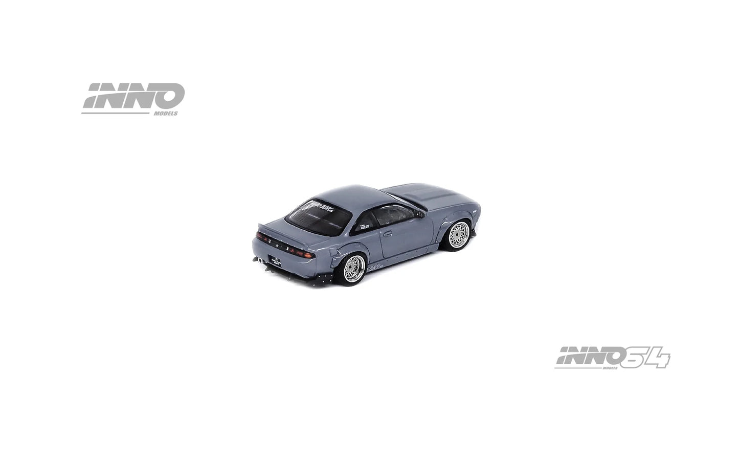 Inno64 Nissan Silvia S14 BOSS Rocket Bunny Grey 1:64