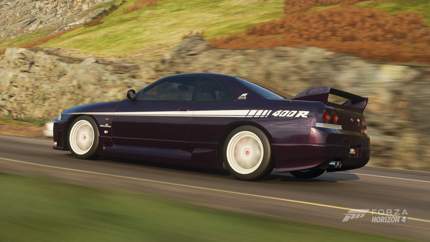 Inno64 Nissan Skyline GTR R33 400R Hongkong Toycar Salon 2023 Midnight Purple II 1:64