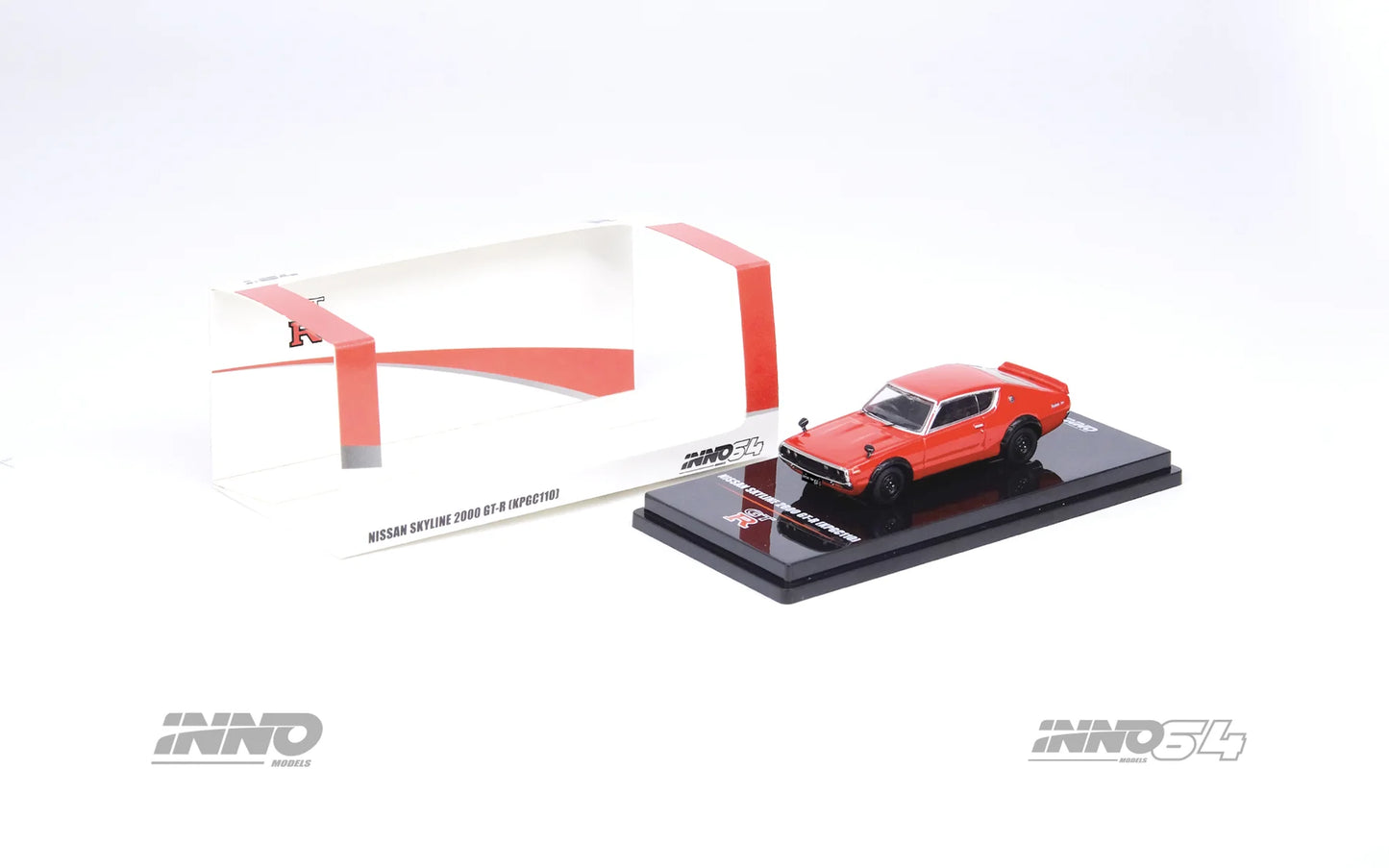 Inno64 Nissan Skyline 2000 GTR KPGC110 Red 1:64