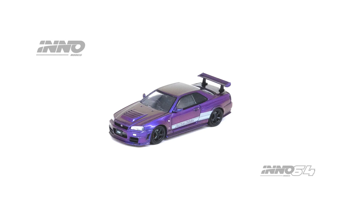 Inno64 Australia Special Edition Nissan Skyline GTR R34 End Game Collection Purple 1:64