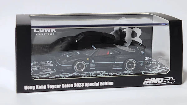 Inno64 Liberty Walk Ferrari F40 Hongkong Toycar Salon 2023 Black 1:64