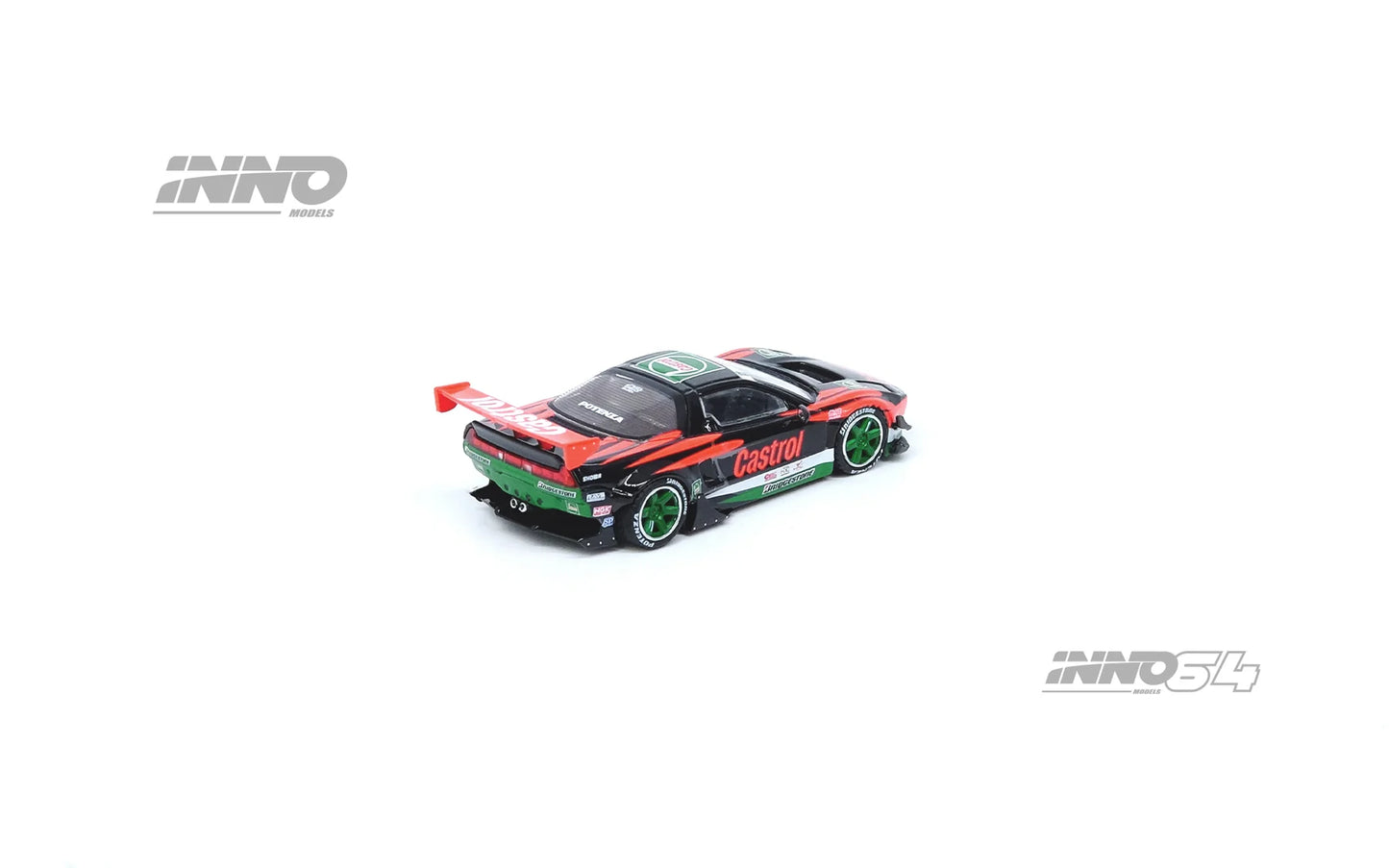 Inno64 NSX (NA1) Rocket Bunny V2 Aero Castrol Black 1:64