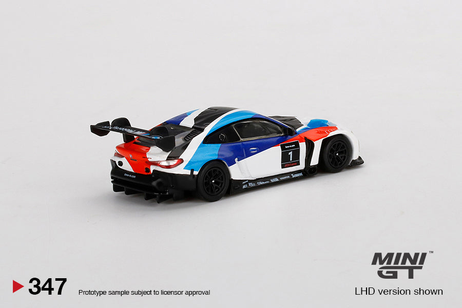 Mini GT Mijo Exclusives 347 BMW M4 GT3 2021 Presentation 1:64