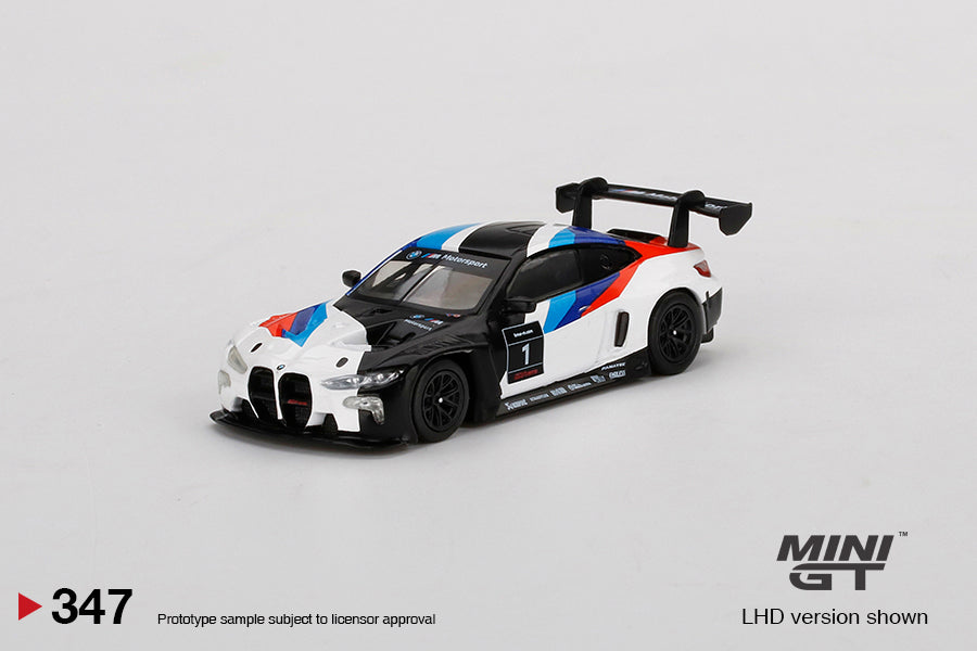 Mini GT Mijo Exclusives 347 BMW M4 GT3 2021 Presentation 1:64