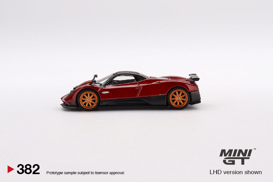 Mini GT Box Version 382 Pagani Zonda F Rosso Dubai 1:64