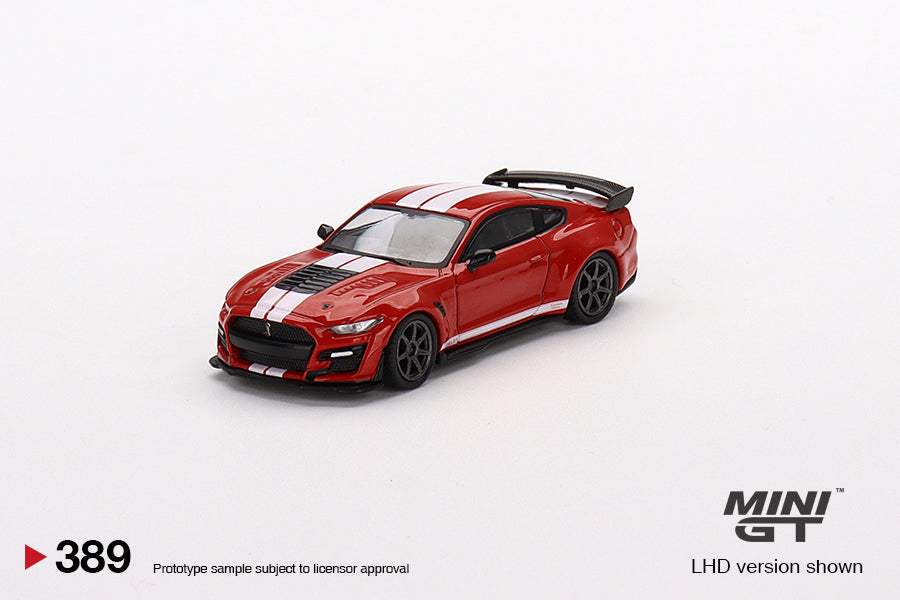 Mini GT Box Version 389 Shelby GT500 SE Widebody Ford Race Red 1:64