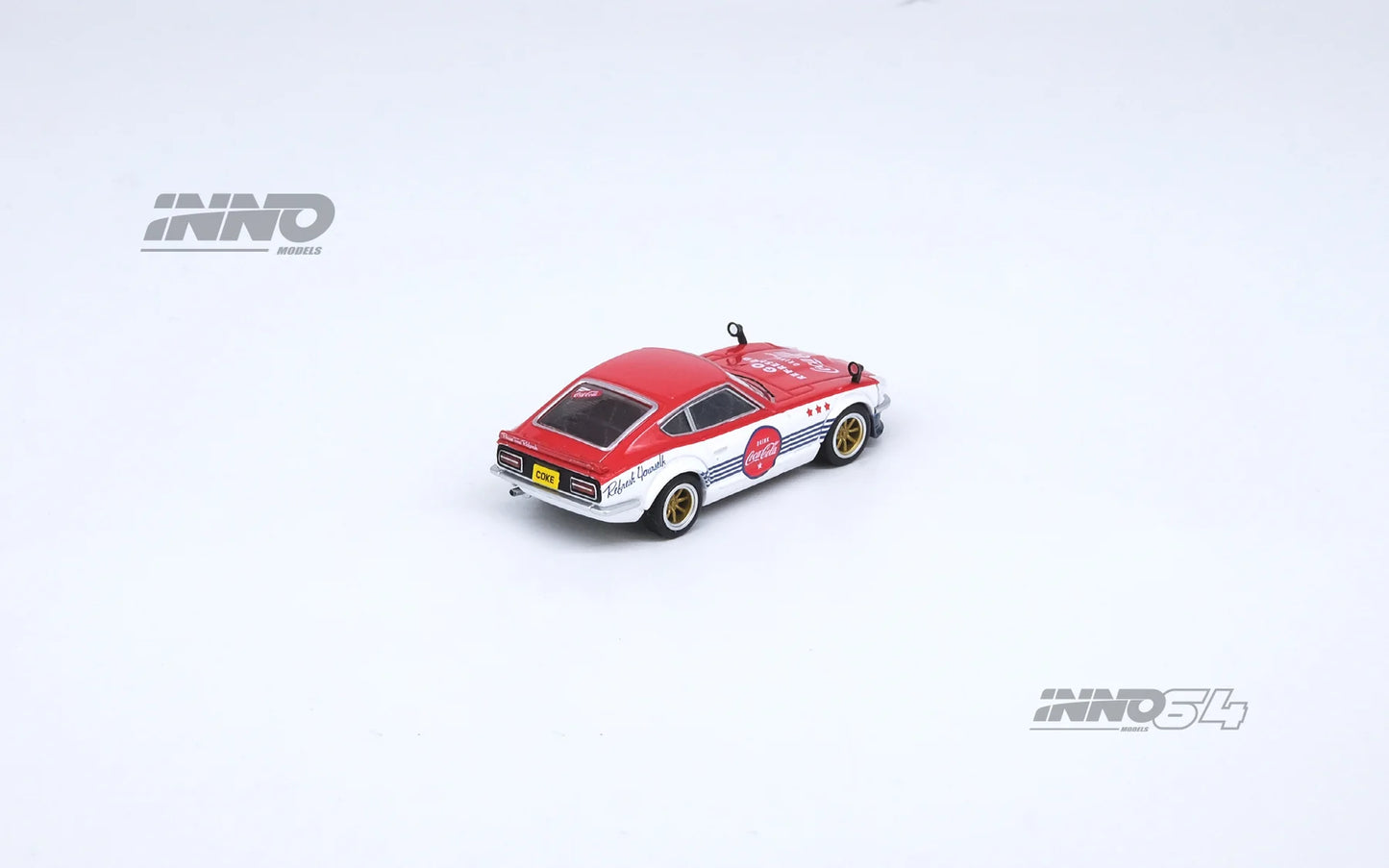 Inno64 Nissan Fairlady Z S30 Coca Cola Red White 1:64