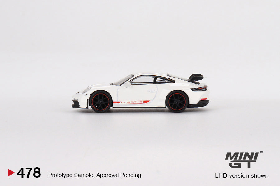 Mini GT Mijo Exclusives 478 Porsche 911 (992) GT3 White 1:64
