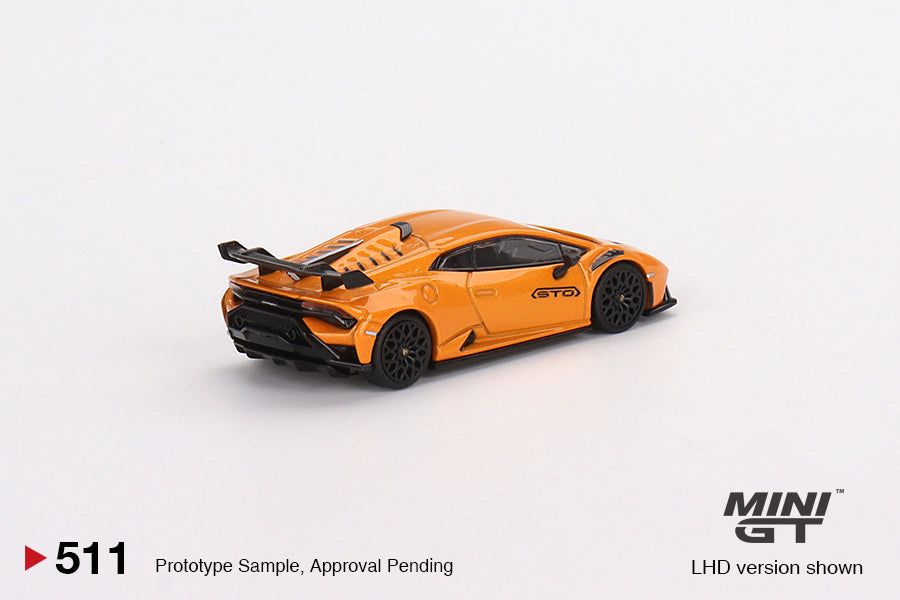 Mini GT Box Version 511 Lamborghini Huracan STO Arancio Borealis 1:64