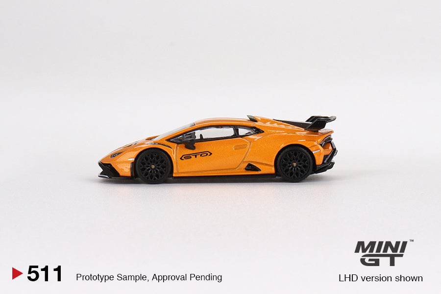 Mini GT Mijo Exclusives 511 Lamborghini Huracan STO Arancio Borealis 1:64