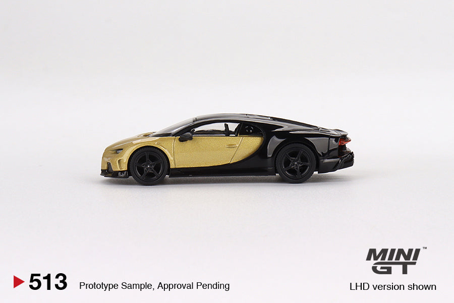 Mini GT Mijo Exclusives 513 Bugatti Chiron Super Sport Gold 1:64