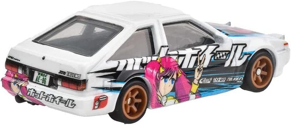 Hot Wheels Mountain Drifters Toyota AE86 Sprinter Trueno White 1:64