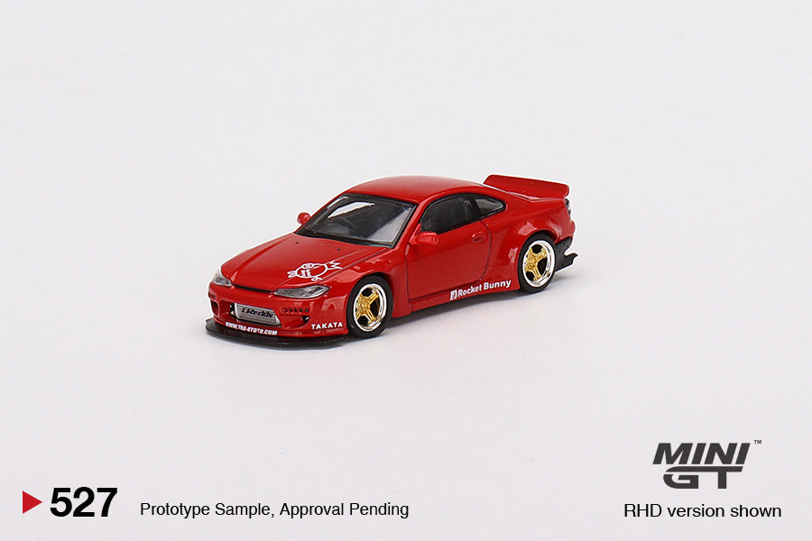 Mini GT Box Version 527 Nissan Silvia Rocket Bunny Pandem Red 1:64