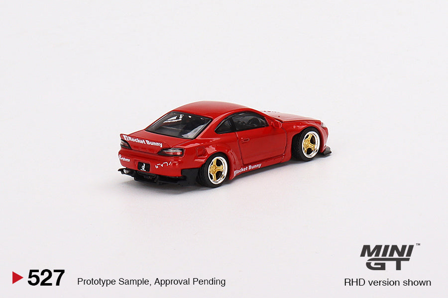 Mini GT Box Version 527 Nissan Silvia Rocket Bunny Pandem Red 1:64
