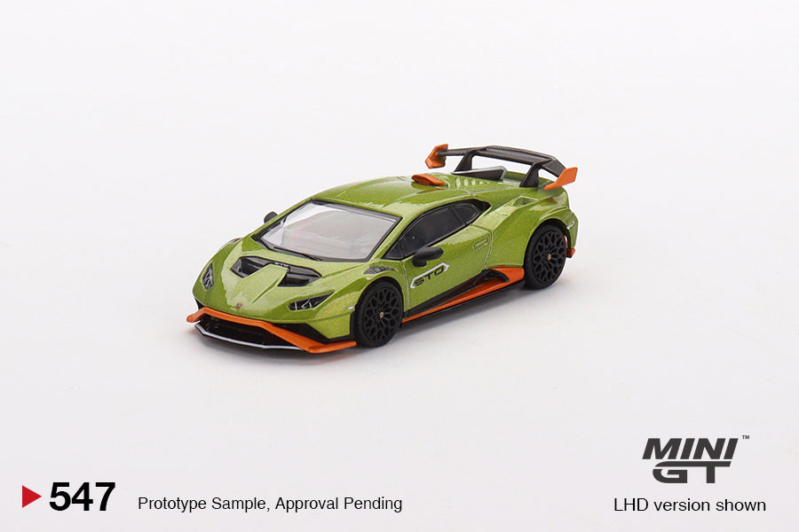 Mini GT Box Version 547 Lamborghini Huracán STO Verde Citrea 1:64