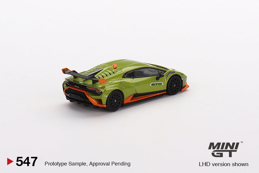 Mini GT Box Version 547 Lamborghini Huracán STO Verde Citrea 1:64