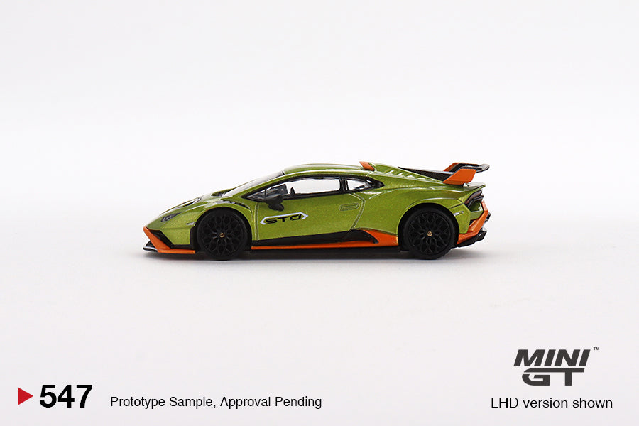 Mini GT Box Version 547 Lamborghini Huracán STO Verde Citrea 1:64