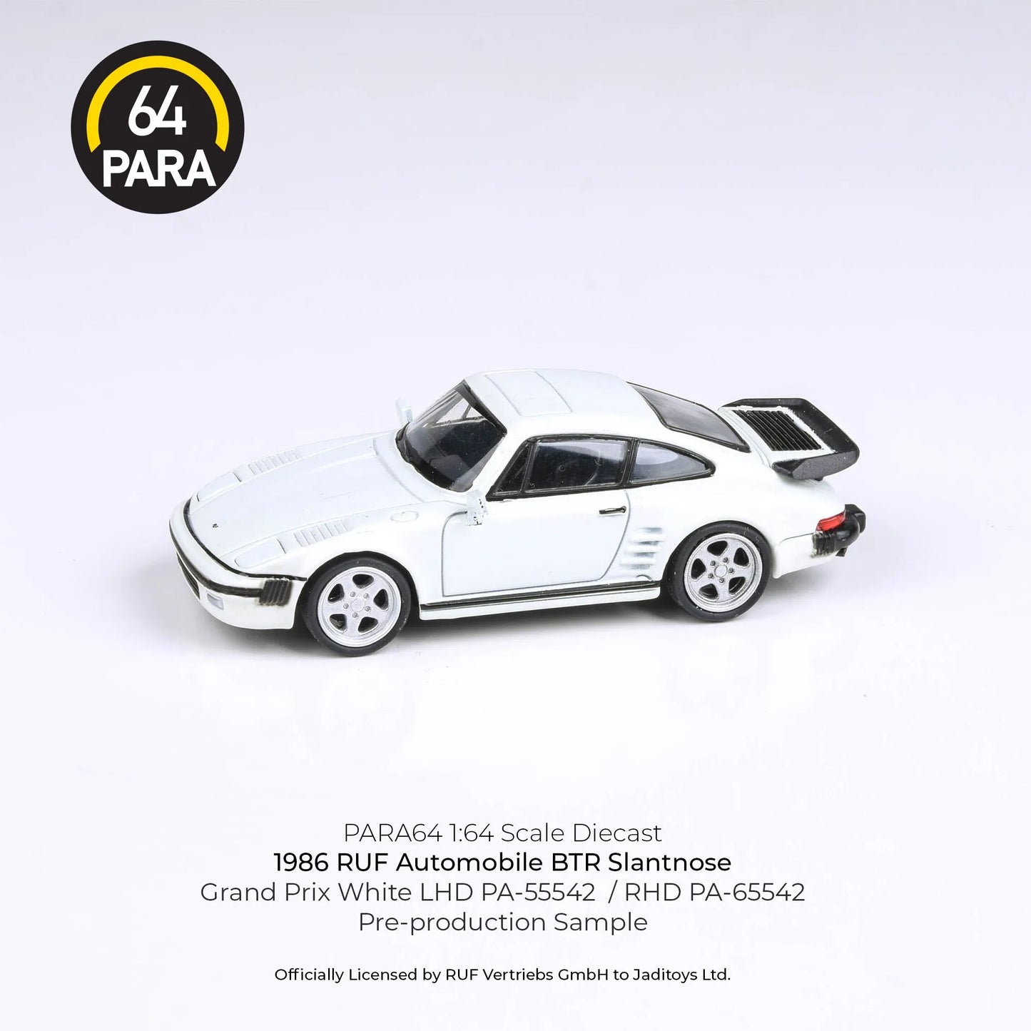 PARA64 1986 RUF BTR Grand Prix White 1:64