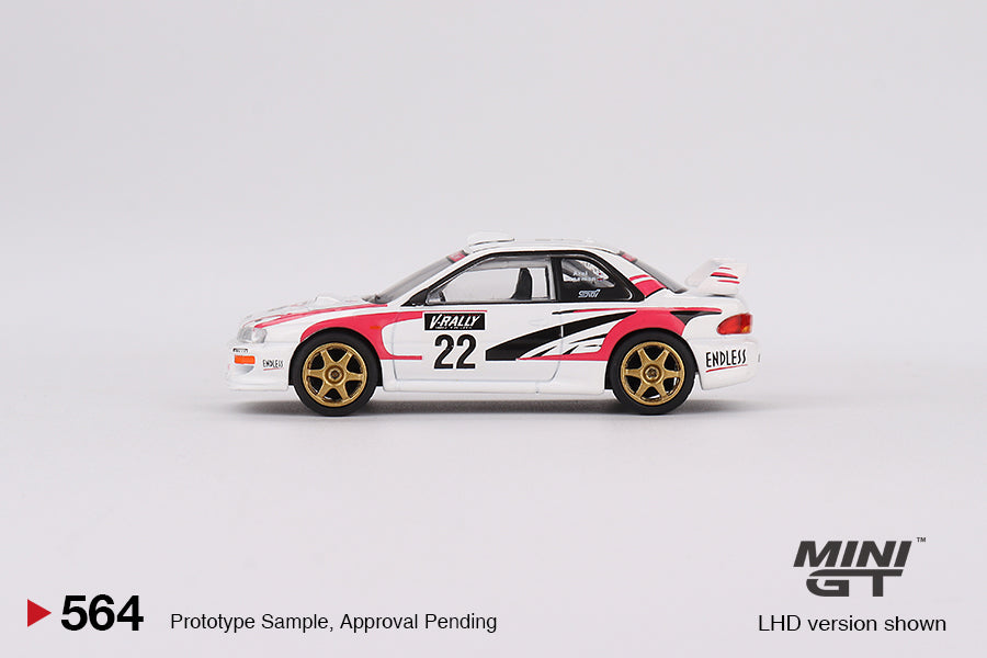 Mini GT Box Version 564 Subaru Impreza WRC98 #22 1999 Rally Tour de Corse 1:64