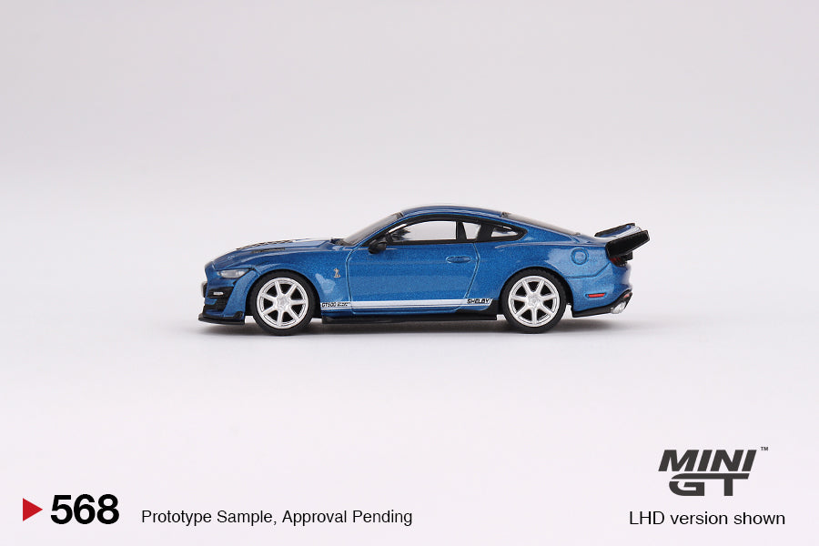 Mini GT Box Version 568 Shelby GT500 Dragon Snake Concept Ford Performance Blue 1:64