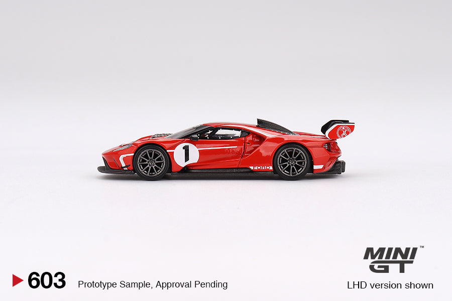 Mini GT Box Version 603 Ford GT MK II #013 Rosso Alpha Red 1:64