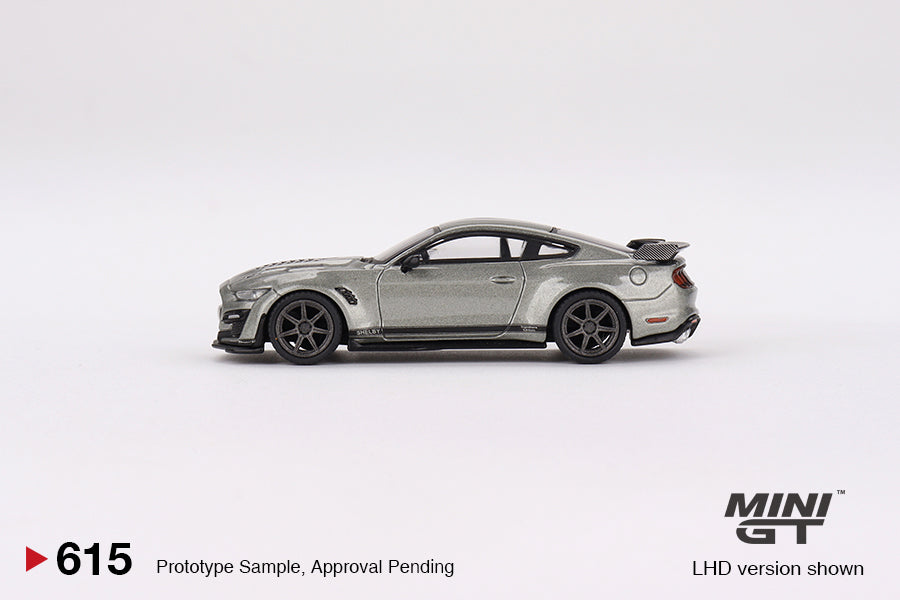 Mini GT Box Version 615 Shelby GT500 SE Widebody Pepper Gray Metallic 1:64