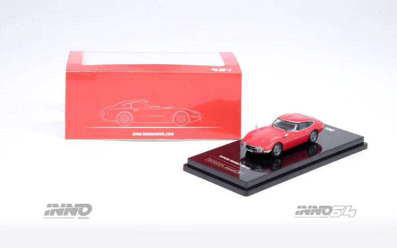 Inno64 Toyota 2000GT MF10 Red 1:64
