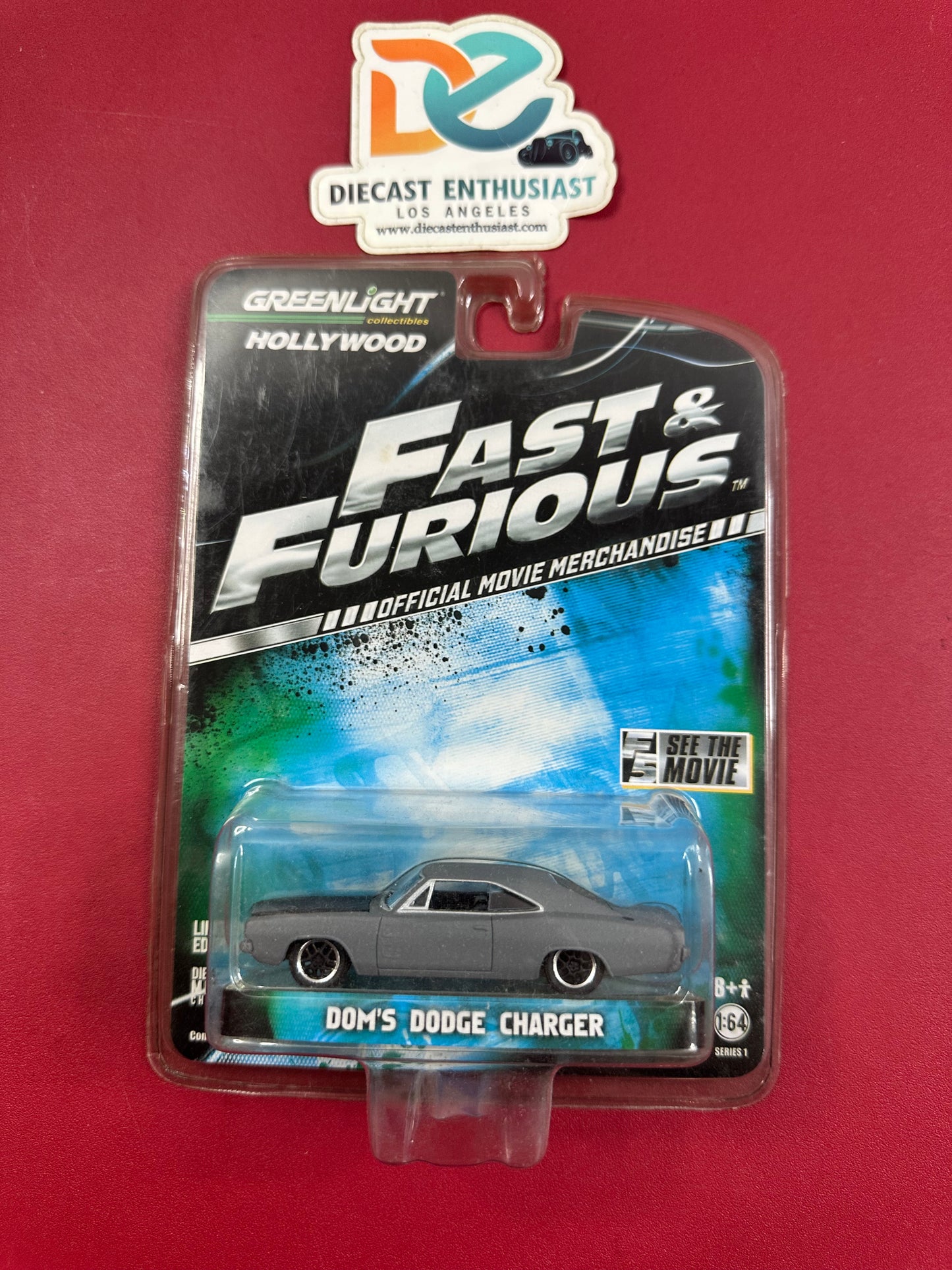 Greenlight Hollywood Series Fast & Furious Charger Challenger Set 1:64