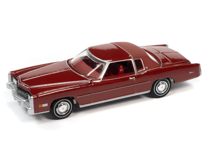 Auto World Luxury Cruisers 1975 Cadillac Eldorado Firethorn Poly 1:64