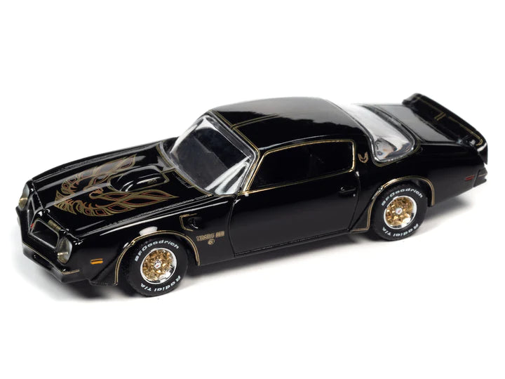 Auto World Vintage Muscle 1976 Pontiac Firebird T/A Starlight Black 1:64