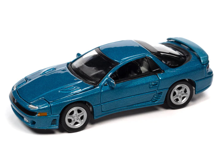 Auto World Modern Muscle 1991 Mitsubishi 3000GT VR4 Jamaican Blue Poly 1:64