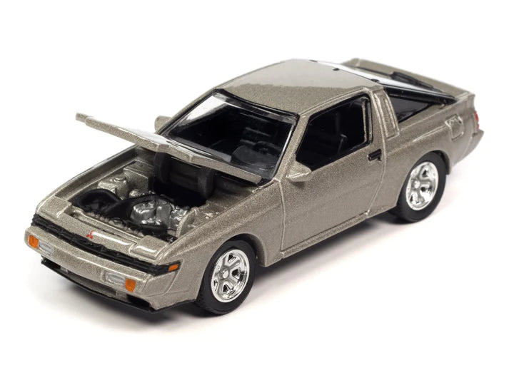 Auto World Modern Muscle 1987 Mitsubishi Starion Palermo Gray Poly 1:64