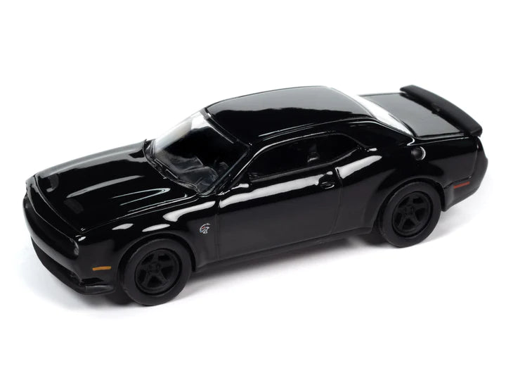 Auto World Modern Muscle 2021 Dodge Challenger SRT Super Stock Pitch Black 1:64