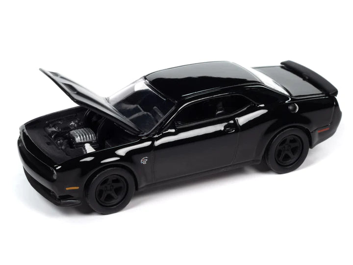 Auto World Modern Muscle 2021 Dodge Challenger SRT Super Stock Pitch Black 1:64