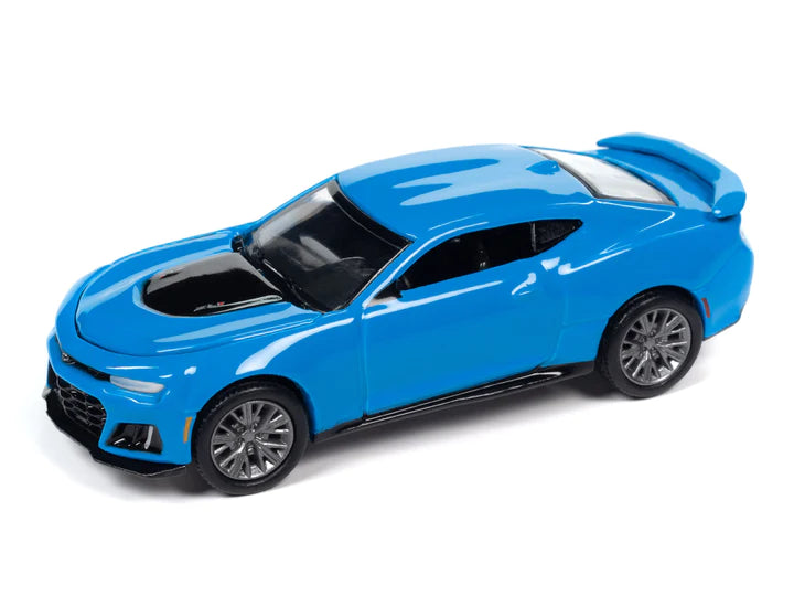 Auto World Modern Classic 2022 Chevy Camaro ZL1 Rapid Blue 1:64