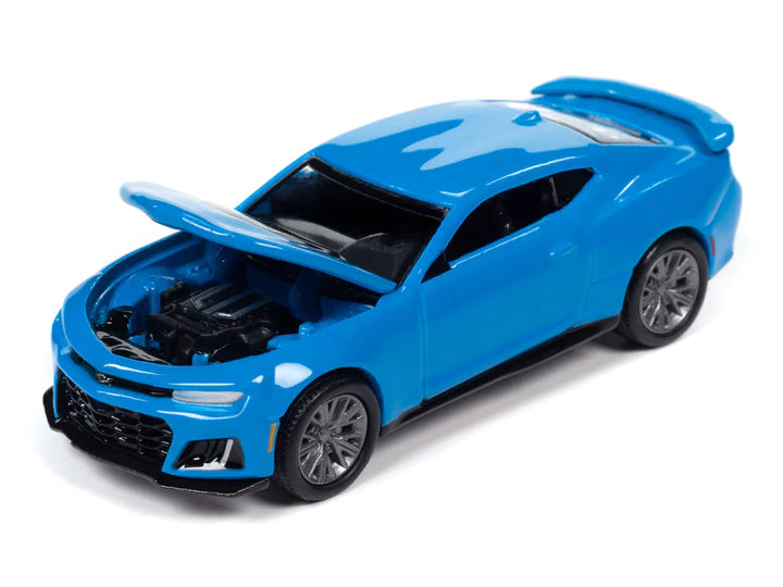 Auto World Modern Classic 2022 Chevy Camaro ZL1 Rapid Blue 1:64