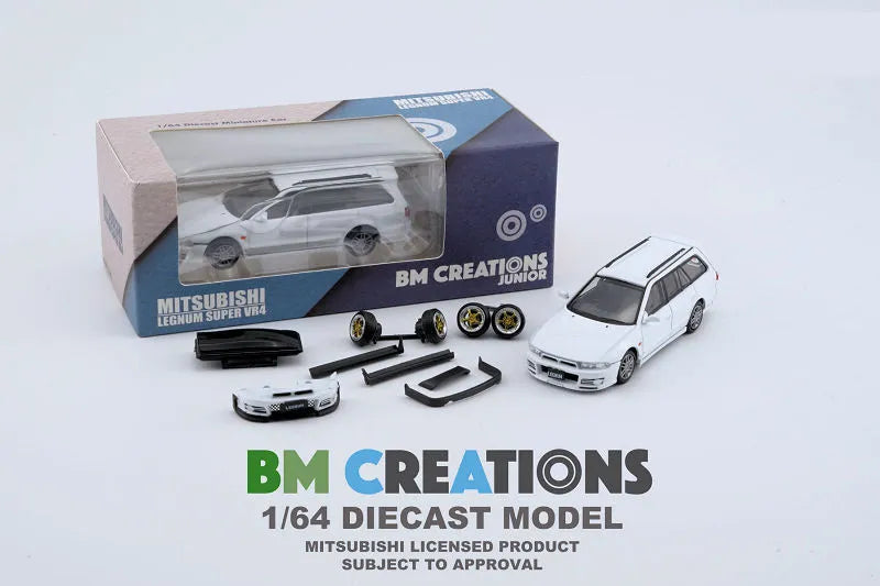 BM Creations Mitsubishi Legnum VR4 White 1:64