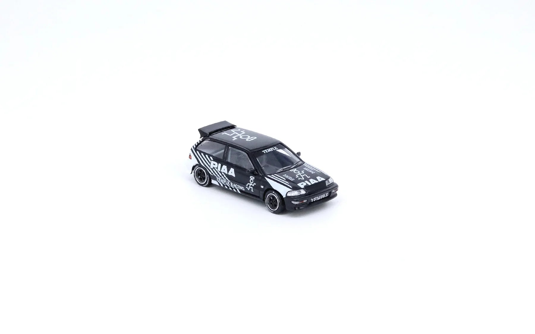 Inno64 Honda Civic EF9 Temple Racing Osaka Auto Messe 2023 PIAA Black 1:64