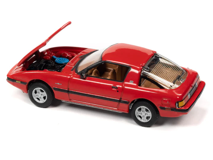 Johnny Lightning 1982 Mazda RX7 Sunrise Red 1:64