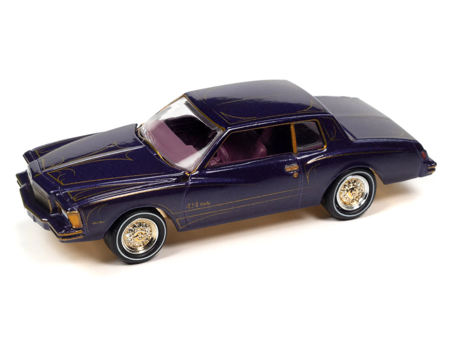 Johnny Lightning 2023 Weekend of Wheels Exclusives 78 Monte Carlo Lowrider Purple 1:64