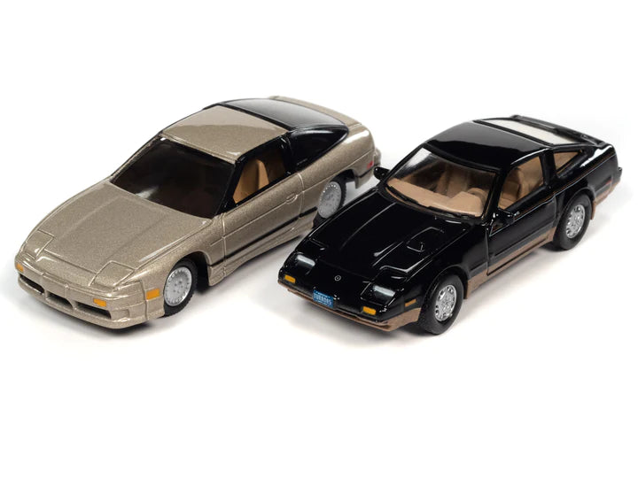 Johnny Lightning 2 Pack Import Heat 1990 Nissan 240SX & 1985 Nissan 300ZX Version A 1:64