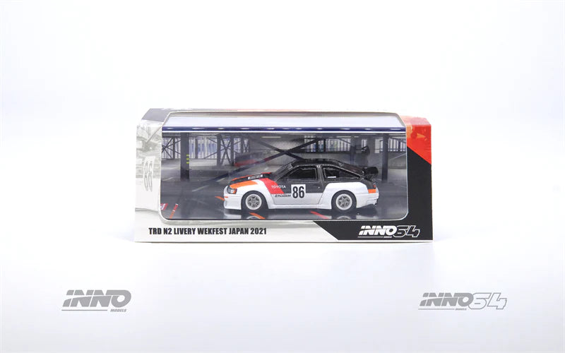 Inno64 Toyota Corolla AE86 Levin TRD Pandem Rocket Bunny #86 1:64
