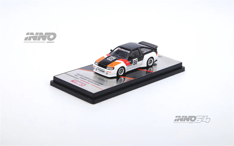 Inno64 Toyota Corolla AE86 Levin TRD Pandem Rocket Bunny #86 1:64