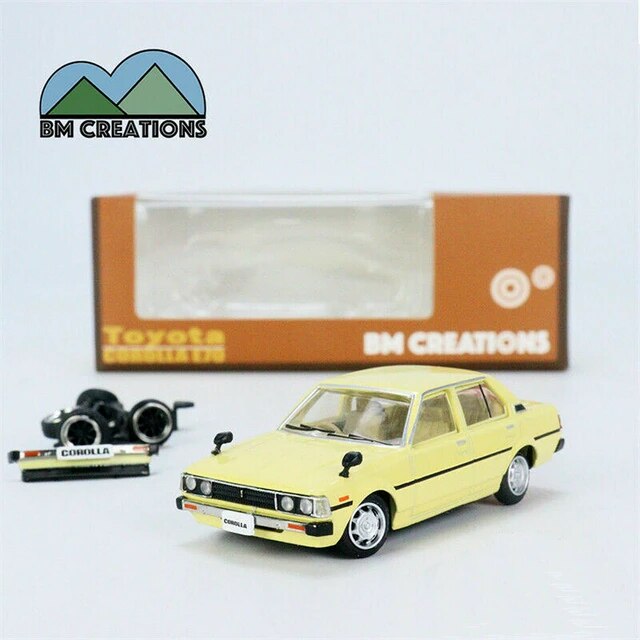 BM Creations Toyota Corolla E70 RHD Beige 1:64