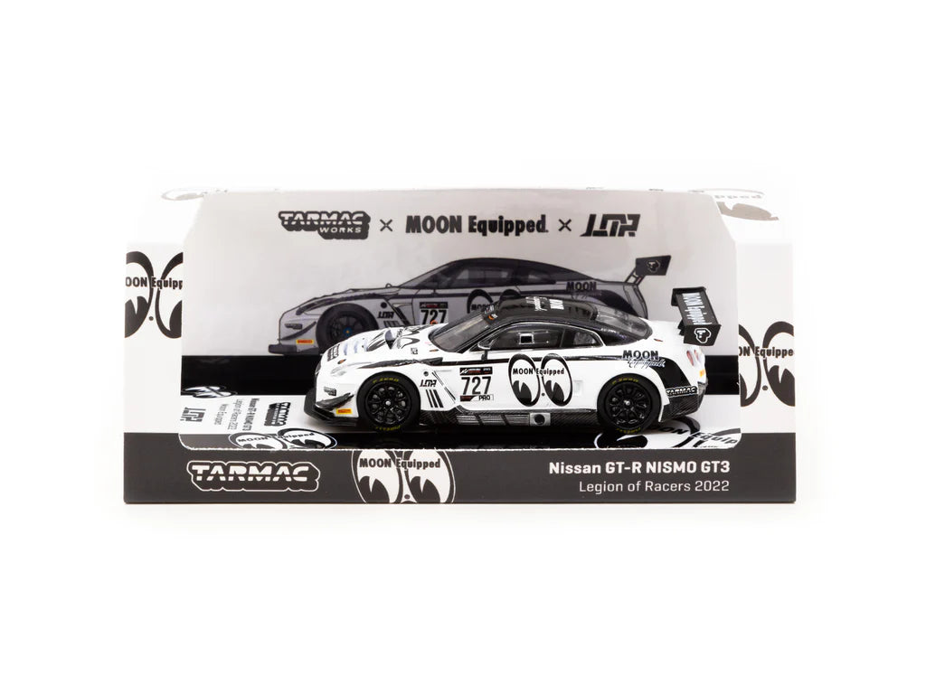 Tarmac Moon Equipped Nissan GTR NISMO GT3 Legion of Racer 2022 1:64